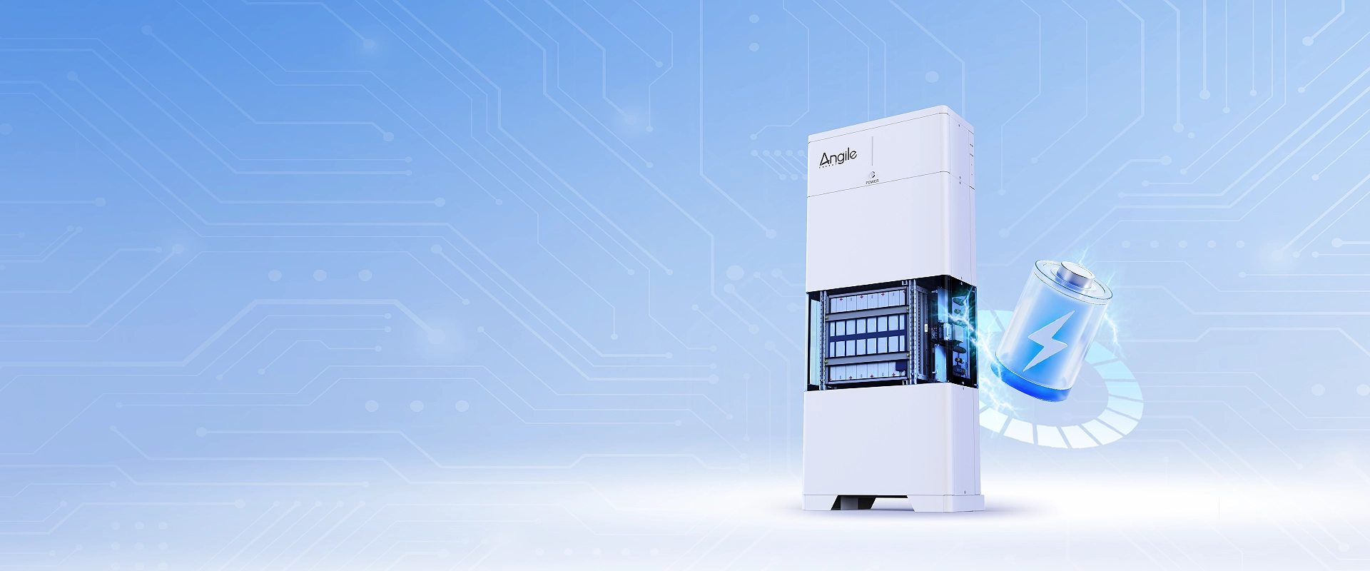 ePowerCUBE BAHV è realizzato con materiale LiFePO4 più sicuro, in grado di resistere a 6.000 cicli completi di carica/scarica e al 90% di DoD.